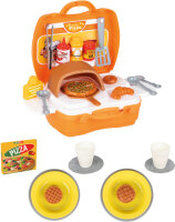 Pilsan spielzeug-Pizza-Set orange 35-teilig