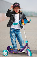 Disney Wish 3-Rad Kinderroller Freewheel Girls Lila/Blau