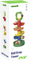 Tooky Toy Pädagogischer Spiralenturm aus Holz 18 Monate 10-teilig