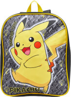 Pokémon Pikachu Kinderrucksack Jungen 31 x 25 cm 5L Schwarz/Gelb