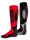 Rucanor Svindal skisocken 2er-Pack unisex schwarz/rot Größe 35-38
