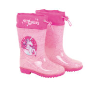 Arditex regenstiefel Unicorn Mädchen PVC/Textil hellrosa/rosa Größe 24