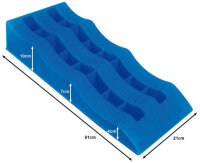 ProPlus rampen mit 3 Stufen: 4,7 und 10 cm blau 2 Stück