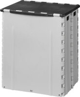 ProPlus abfallbehälter faltbar 35 Liter 25 x 31 x 38 cm grau/schwarz