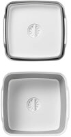 ProPlus klappspülschüssel 30 x 30 x 20 cm grau/weiß