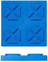 ProPlus grundplatten stapelbar max. 1250 kg blau 4 St&uuml;ck
