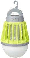 ProPlus camping- & Insektenlampe 2-in-1 wiederaufladbar grün/grau