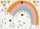RoomMates Regenbogenherzen Wandaufkleber 112 cm Vinyl 47-teilig