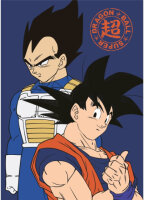 Dragon Ball Super Son Goku Y Vegeta Fleecedecke 100 x 140...