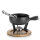 Kela Country fondue-Set für 6 Personen 2 Liter 10-teilig schwarz