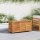 vidaXL Gartenbox mit Lüftungsschlitzen 113x50x56 cm Massivholz Akazie