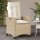 vidaXL Gartensessel mit Kissen 2 Stk. Verstellbar Beige Poly Rattan