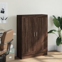 vidaXL B&uuml;cherschrank Braun Eichen-Optik 82,5x30,5x115 cm Holzwerkstoff