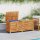 vidaXL Gartenbox mit Lüftungsschlitzen 150x50x56 cm Massivholz Akazie