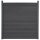 vidaXL Zaunelement-Set Grau 180x186 cm WPC