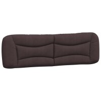 vidaXL Kopfteil-Kissen Dunkelbraun 180 cm Stoff