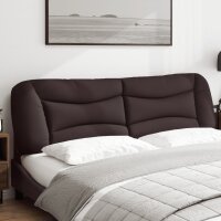 vidaXL Kopfteil-Kissen Dunkelbraun 180 cm Stoff