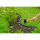 Nature Rasenkanten-Set H5 cm x 10 m mit Erdnägeln Grau