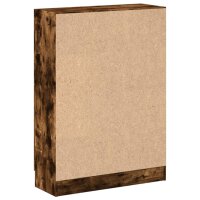 vidaXL B&uuml;cherschrank R&auml;uchereiche 82,5x30,5x115 cm Holzwerkstoff