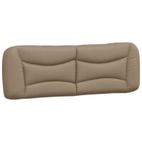 vidaXL Kopfteil-Kissen Cappuccino-Braun 160 cm Kunstleder