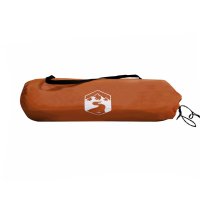 vidaXL Campingzelt 1 Person Grau & Orange 255x153x130 cm 185T Taft