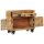 vidaXL Sideboard 80x30x65 cm Massives Raues Mangoholz