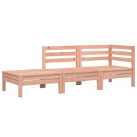 vidaXL Gartensofa 3-Sitzer Massivholz Douglasie