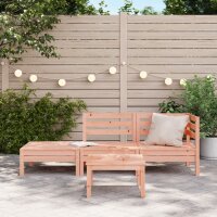 vidaXL Gartensofa 3-Sitzer Massivholz Douglasie