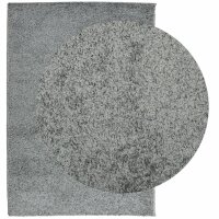 vidaXL Teppich Shaggy Hochflor Modern Gr&uuml;n 120x170 cm