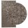 vidaXL Teppich ISTAN Hochflor Gl&auml;nzend Grau 80x150 cm