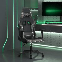 vidaXL Gaming-Stuhl mit Massagefunktion Schwarz...