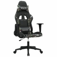 vidaXL Gaming-Stuhl mit Massagefunktion Schwarz...