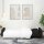 vidaXL Schlafsofa 2-Sitzer mit 2 Kissen Schwarz Samt