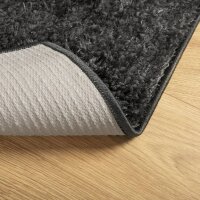 vidaXL Teppich ISTAN Hochflor Gl&auml;nzend Anthrazit 80x150 cm