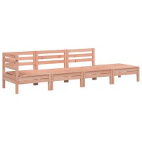 vidaXL Gartensofa 4-Sitzer Massivholz Douglasie