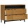 vidaXL Schubladenschrank FLAM 110x40x80 cm Massivholz Kiefer