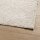 vidaXL Teppich Shaggy Hochflor Modern Creme 120x120 cm