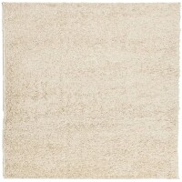 vidaXL Teppich Shaggy Hochflor Modern Golden 120x120 cm