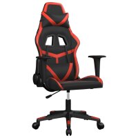 vidaXL Gaming-Stuhl mit Massagefunktion Schwarz und Rot...