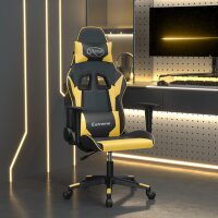 vidaXL Gaming-Stuhl mit Massagefunktion Schwarz &...