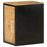 vidaXL Badschrank 40x30x50 cm Massivholz Mango und Eisen