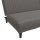 vidaXL Schlafsofa 2-Sitzer Grau Kunstleder