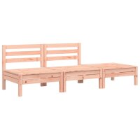 vidaXL Gartensofa 3-Sitzer Massivholz Douglasie