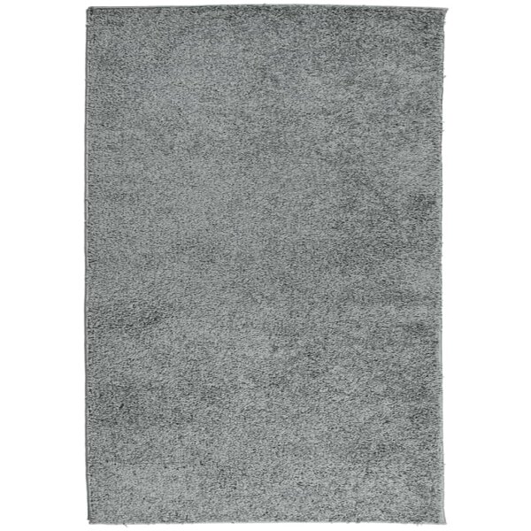 vidaXL Teppich Shaggy Hochflor Modern Gr&uuml;n 140x200 cm