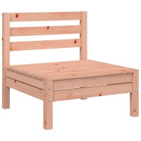 vidaXL Gartensofa 3-Sitzer mit Hocker Massivholz Douglasie