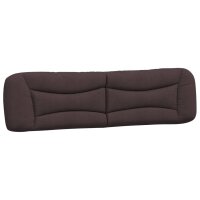 vidaXL Kopfteil-Kissen Dunkelbraun 200 cm Stoff