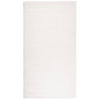 vidaXL Teppich Shaggy Hochflor Modern Creme 60x110 cm