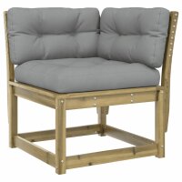 vidaXL 4-tlg. Garten-Lounge-Set mit Kissen Kiefernholz Impr&auml;gniert