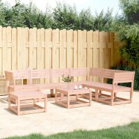 vidaXL 7-tlg. Garten-Lounge-Set Massivholz Douglasie