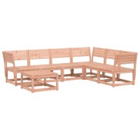 vidaXL 7-tlg. Garten-Lounge-Set Massivholz Douglasie